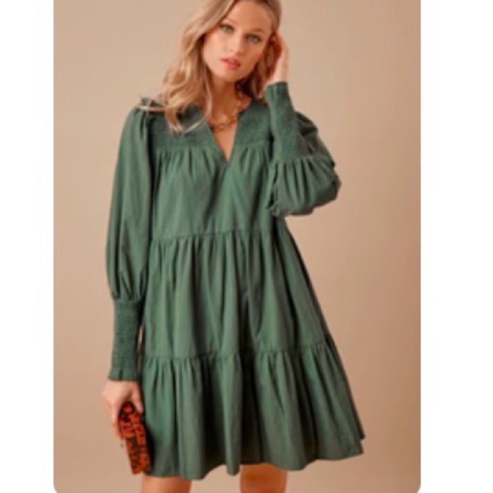 Tuckernuck - Pomander Place Jaguar Green Ceci Dress